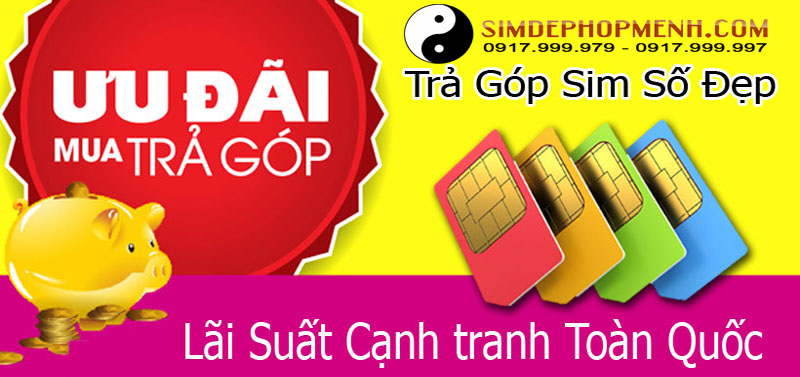trả góp sim phong thuỷ