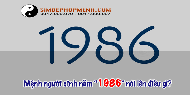 sinh năm 1986
