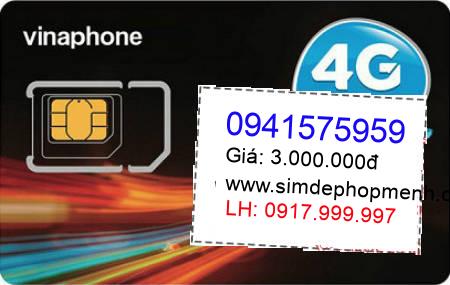 sim điện thoại 0941575959